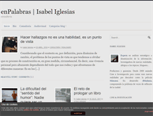 Tablet Screenshot of enpalabras.com